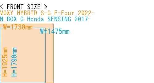 #VOXY HYBRID S-G E-Four 2022- + N-BOX G Honda SENSING 2017-